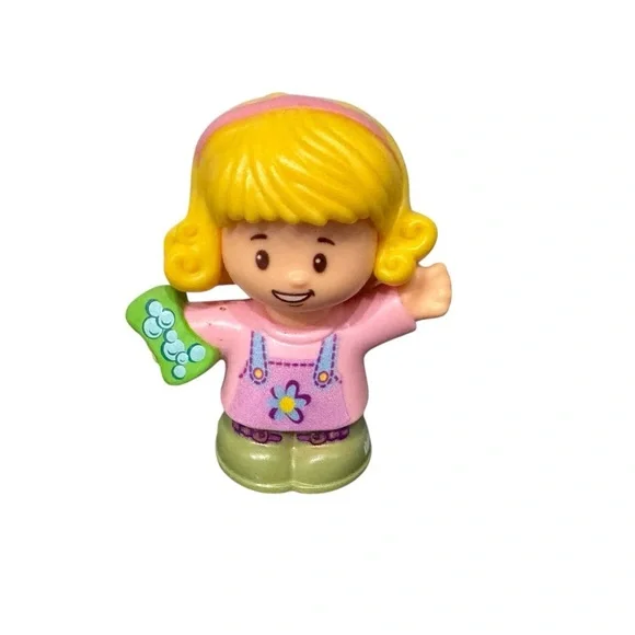 Fisher Price Little People Farmer Emma W/ Sponge & School Bus Eddie - Picture 6 of 7